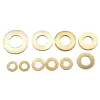 Flat O Ring Brass Washer Pad Plain Gasket Machine Metal Metalworking Spacers Oring Washer M2 M3 M4 M6 M8 M10 M12 M14 M16 M20