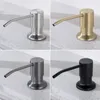 Liquid Soap Dispenser Stainless Steel Head Sink With Built-in Pressure Bottle For Kitchen And Bathroom Accessories