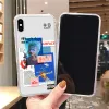 Арт -лейбл Прозрачный телефон для телефона для Google Pixel 7 6 Pro 5 4 4a 5a 5g 3 3a 2 xl Soft TPU Cover для Pixel 6pro 4xl 3xl 8 Funda