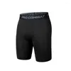 Short masculin Men d'été mince culotte de compression élastique séchage rapidement du basket-ball sportif et de la course