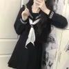 Japanische JK Uniform School Uniform Sailor Kostüm Frauen sexy Hemd Plisöses Rock Mädchen S-XXL Green JK Japanischer College-Stil Anzug