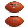 PU Machinestitched American Football Rugby Standard Dimensione 6 Match Allenamento Antislip Ball Outdoor Wearre Resistant Game 240402