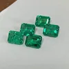 Loose Diamonds Meisidian Lab Created Hydrothermal 6x8mm 1.5Karat Columbian Gmestone Green Emerald Price Per Carat