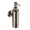 Liquid Soap Dispenser Hand Kitchen Sink Container 304 Stainless Steel Nickel Bathroom Shampoo Holder Wall Mounted Bottle