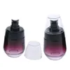 Butelki do przechowywania Pakiet 2 30 ml kosmetycznych szklanych szklanych do napełniania pustej butelki z balsamą pompową -