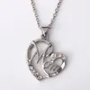 Colliers pendants pendentifs bijoux diamant pêche coeur de la fête des mères cadeaux fille fille soeur sœur collier gouttes livraison 2021 otjrk