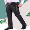 Men's Pants Pu Pencil Male Velvet Thick Leather Trousers Stretch Pant Winter Pantalones Warm Pantalon