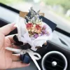 Mini Creativity Dried Flowers Bouquet Car Perfume Air Clip Eternal Interior Car Accessories Vent Bouquet Flower Ornament I0A1