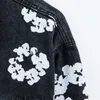 디자이너 Kapok 디자이너 재킷 MENS 재킷 캐주얼 코트 눈물 새로운 Kapok 인쇄 하이 스트리트 워시 빈티지 남성 재킷 크기 S-XL