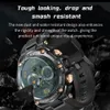 T88 Akıllı Saat 1.5 inç ekran sert gövde 800mAh Bluetooth Çağrı Sağlık İzleme IP68 Su Geçirmez Spor Track Smartwatch Erkekler