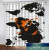 Classic American Blackout Curtains 3d Digital Printing Curtains Cross-Border Wholesale Only Curtains