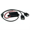 12 В 24 В 36 В 48 В 60 В 72 В БАК до 5 В 3А USB DC DC Шаг вниз Power Car Car Auto Phone Motorcycle Adapter 11V-90V