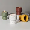 Titulares de velas Cimento simples Casa vazia Copo Diy Artesanato de alto valor