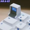 Аксессуары пользовательские клавишные клавиши Keycaps K02 K03 Retro Cap Крышка ключа для механической классической кнопки Cute Cleam Cap Comse Permoniated Max Keycaps
