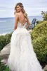 Jasmine 2024 Wedding Dresses Spaghetti Straps Lace Appliques Floor Length Bridal Gowns Sexy Backless A-Line Wedding Dress Robe