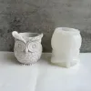 DIY OWL Flower Pot. Silikonowa forma soczysta uchwyt na penis Beton beton wazon kaktus silikonowa pleśń majsterkowania ręcznie wykonana forma odlewana