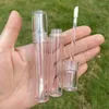 Garrafas de armazenamento limpar o tubo de brilho labial vazio Plástico recarregável embalagem líquido líquido LISTCIK GLAZE BLAZE RECIMENTO