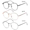 サングラスファッションラウンドメガネ特大の女性の男性は眼鏡をフレーム眼鏡眼鏡金属光学眼鏡
