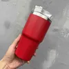 Mugs Mus new Car Ice Cup 304 Stainless Steel Insulated Cup Convenient Lare Capacity Sipper Coffee Cup Car Cup L240312 L49