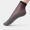 Women Socks 5pair/lot Woman Elastic Short Wear-Resistant Bottom Breathable Female Ankle Transparent Thin Lady