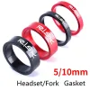 4 Pcs Cycling Accessories Aluminum Alloy Adjustment Headset Raiser Handlebar Ring Fork Spacers Stem Bicycle Fork Washer