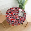 Panno da tavolo grande bandiera britannica bandiere per tovaglie round per eventi da picnic casalingo decorazione di copertina per feste
