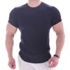 Casual shirts voor heren Skin-Touch Milk Silk Men T-shirt O Hek Solid kleur Korte mouwen Zomer T-shirt voor mannen 2022 Zweetabsorptie Casual Men Tops 2449