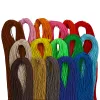 10 yards 1,5 mm coloré à haute quantité Round Hair Band élastique ligne élastique corde élastique