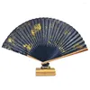 Dekorative Figuren chinesischer Fan 6 -Zoll bestreut Gold und Silber Seide Frauen Retro -Stil japanischer Hanfu Klassischer klassischer Pographie