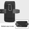 Sac de téléphone Pouche pour iPhone 14 13 Samsung S23 22 S10 Clip de ceinture Étui de téléphone mobile Couvrer en tissu Couvrer