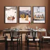 Aspen Ski Resort Skiën Winterposter Canvas Printing Luxe Lifestyle Wall Art Decor Club Home Room Bar Skiing Wall Decoratie