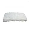 Coperte di grandi dimensioni beige bianca vera pelle vera pelliccia letto divano coperta cover