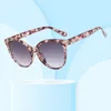 Lunettes de soleil 2024 Fashion Style All-Match Trend Personnalized Round Frame Ins Candy Color Big