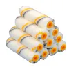 10pcs 페인트 롤러 브러시 깨끗한 컷 Proffesional Paint Roller Sleeves 교체 페인트 에드거 브러시 도구 홈 벽 천장