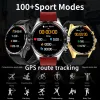 1,58 pouce de montre intelligente originale pour les hommes Bluetooth Call HD HD Smartwatch Heart Cate Monitoring NFC Compass IP68 Imperproof Sport Watch