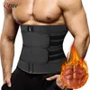 Correo de cintura para adelgazamiento Corsé para hombres Sauna Sauna Sweet Belly Timmer Cinturón Sports Compresión Body Shaper Girdle Fitness 240409