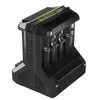 本物のnitecore i8 charger digichargerバッテリーIMR 18350 18650 26650 20700 21700ユニバーサルLi-ionバッテリー充電器のインテリジェント8スロット充電本物