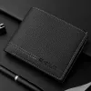 Mannen Nieuwe minimalistische portemonnee Ultradunne PU Leer Multi-slot nieuw ontworpen portemonnee
