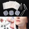 2pcs Nasal Filter Frames+8 Pairs Filters Invisible Pollen Allergy Nose Filter PM2.5 Dust Breathable Nasal Filter Mouth Air Mask