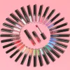 32 Color Lipstick Matte Lip Lip Gloss Hidratante antiaderente Copo Partido de Halloween Purple Blue Black Altamente Pigmentos Glato Lip