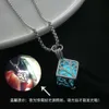 Koreansk version av Life Tree Necklace, Night Glow Ins Style, Simple Hollow Titanium Steel Pendant, Lysande smycken för kvinnor