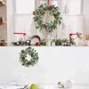 Flores decorativas Grusinhas de porta de grinaldas de Natal penduradas Os escassos deliciosos decoração para casa da parede da parede da sala de estar ano 2024