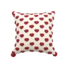 Pillow Red Love Cover Minimalist Style 3D SOFA SOIR