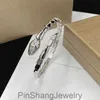 10A Bangle Jewelry Designer Pulsera de múltiples circuitos STERTERLE STERLING Mujer Reducir Hard Snake Chain Cadena de serpientes Mujer Dama perfecta con caja