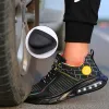 Boots Mjythf Air Cushion أحذية أمان جديدة للرجال أحذية للأزياء أحذية رياضية