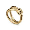 Designer Ring Twisted Rope Rings for Womens jewelry 925 sterling silver rose gold with Diamond Popular Fashion Classic Versatile Single Ring Double Ring Multi Size