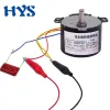 6W 50ktyz Magnet permanente Motor sincrónico AC 110V 220V con velocidad del reductor del motor de engranaje de soporte 1 rpm-110 rpm hacia adelante invertido