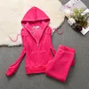 Nouveau European et American Velvet Fashion Casual Set Womens Clean Edition Cardigan Hooded Land Panter Two Piece Set Sportswear Designer Vêtements pour femmes