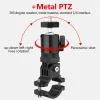 Cameras Metal Cycling Bike Mount Motorcycle Handlebar Holder 1/4 Screw for GoPro 10 9 8 for Insta360 ONE X X2 R Camera for DJI Action 2