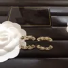 Stud Fashion Stud Kolczyki Kobieta luksusowy designerski kolczyki Multi kolorowe literowe biżuteria kobiety 18K Diamentowe prezenty ślubne